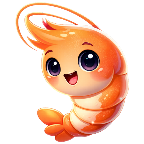 SharetoBoard shrimp mascot